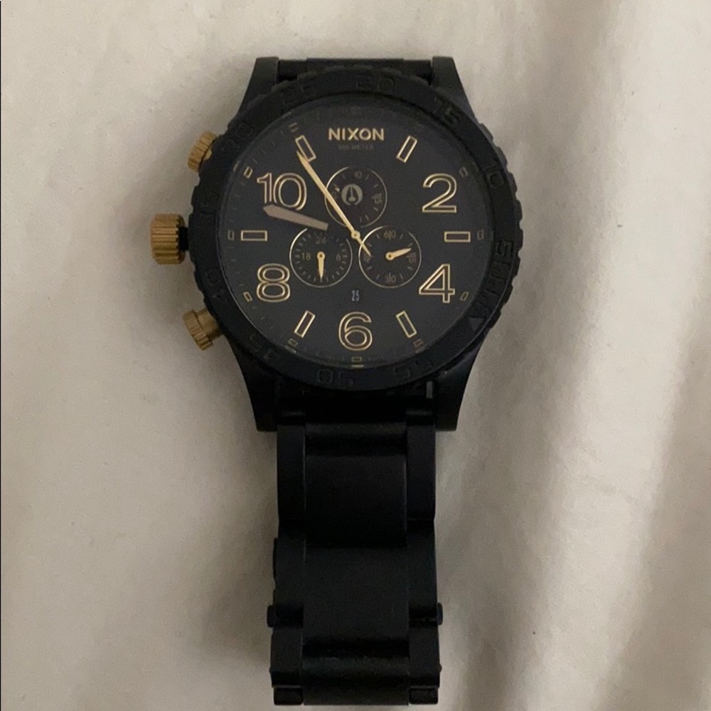 Men’s Nixon Watch 5130 Chrono Matte Black
